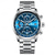 cheap Quartz Watches-BINBOND Men Quartz Watch Fashion Business Wristwatch Luminous Alarm Clock Calendar Waterproof Steel Leather Watch