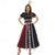 preiswerte Damenkostüme-Alice im Wunderland Märchen Herzkönigin Die rote Königin Gift Kleid Cosplay Film Cosplay for Damen Erwachsene Karneval Maskerade Leistung Party / Abend