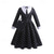 cheap Movie &amp; TV Theme Costumes-Wednesday Addams Addams family Wednesday Dress Girls&#039; Movie Cosplay Cosplay Masquerade Dailywear