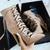 cheap Vintage Boots-Women&#039;s Grey Suede Lace-Up Stiletto Ankle Boots – Elegant Pointed Toe High Heels for Parties and Formal Events