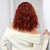 cheap Synthetic Trendy Wigs-14Inch Synthetic Wigs For Women's Wig  Purple Short Curly Bobo Hair with  Bangs Daily Fresh Lovely  Party