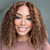 cheap Human Hair Lace Front Wigs-Unprocessed Virgin Hair 13x4 Lace Front Wig Short Bob Brazilian Hair Deep Curly Afro Kinky Curly Orange Burgundy Multi-color Wig 130% 150% 180% Density with Baby Hair Highlighted / Balayage Hair 100