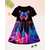 cheap 3D Butterfly Dress-Girls&#039; 3D Graphic Butterfly Dress Short Sleeve Summer Spring Vacation Daily Holiday Princess Beautiful Sweet Kids 4-12 Years Casual Dress A Line Dress Knee-length Regular Fit