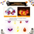 abordables luces de halloween-Cadena de luces de Halloween con forma de calabaza fantasma iluminada, 3 m, 20 ledes, funciona con pilas, para festivales, fiestas, jardines, decoración del hogar, balcones, casas embrujadas, bares,