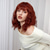cheap Synthetic Trendy Wigs-14Inch Synthetic Wigs For Women's Wig  Purple Short Curly Bobo Hair with  Bangs Daily Fresh Lovely  Party