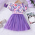 cheap Casual Dresses-Easter Girls&#039; 3D Floral Dress Short Sleeve Summer Vacation Daily Holiday Princess Beautiful Sweet Little Kids(4-7ys) 4-7 Years Casual Dress A Line Dress Tulle Dress Knee-length Regular Fit