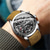 cheap Quartz Watches-BINBOND Men Quartz Watch Fashion Business Wristwatch Luminous Alarm Clock Calendar Waterproof Steel Leather Watch