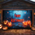 cheap Halloween Garage Door Cover-Halloween Door Decorations Outdoor Halloween Garage Door Cover Jack O Lantern Banner Pumpkin Skeleton Graveyard Outside Large Backdrop Decoration for Holiday Outdoor Garage Door Home Wall Decorations