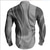 cheap Geometric Pattern-Men&#039;s Striped Geometric Pattern Dress Shirt Button Up Shirt Long Sleeve Business Casual Vacation Daily Summer Spring &amp;  Fall Band Collar grandad collar 3D Print Blue Gray