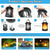 cheap Hallowen Prop Lighting-Solar Lanterns Outdoor Waterproof Flickering Flame LED Hanging Lanterns Decorative Outdoor Solar Lights for Garden Patio Pathway Yard Halloween Indoor Outdoor Decorations 1pc