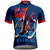 cheap Men&#039;s Jerseys-Men&#039;s Cycling Jersey Short Sleeve Bike Tee Tshirt Jersey with 3 Rear Pockets Mountain Bike MTB Breathable Quick Dry Anatomic Design Wicking Navy Blue Blue Graphic Sports Clothing Apparel
