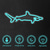 cheap Neon LED Lights-1pc Blue Shark LED Neon Light Sign, USB Powered Neon Sign Light for Home Bedroom Aquarium Zoo Bar Club Pub Party Wall Art Decoration Hanging Light