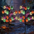 billige Halloween lys-1 stk solar skull hagelys 20led utendørs halloween gresskar lys vanntett gjør-det-selv-dekorasjon for plengård gangvei landskapsbelysning