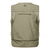 cheap Men&#039;s Graphic Jackets &amp; Coats-Men&#039;s Graphic Cow Vest Waistcoat Gilet Tactical Practical Removable Casual Sports Outdoor Fishing Photography Mesh Quick Dry Double Layered Fall Winter Collarless Sleeveless khaki Army Green