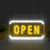 abordables Lampes néon led-enseigne au néon ouverte led entreprise néon enseigne ouverte applique murale art déco roman nuit néon lampes alimentées par fil usb pour bars, magasins, café, hôtel, décorations extérieures