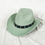 cheap Party Hats-Fashion Cowboy Hat For Men Women Vintage Western Wide Brim Cowgirl Jazz Cap Unisex Outdoor Beach Travel Sun Hats