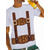 billige T-skjorter-Oktoberfest øl bayerske T-skjorte lederhosen 3D Til Herre Voksne Karneval Oktoberfest øl Varmstempling Fest Fritid / hverdag
