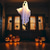 cheap Halloween Lights-1pc Halloween Decorations Lighted Ghost Hanging Light Porch, Adjustable Arms for Glass Window, Indoor &amp; Outdoor Tree Decor - Festive Atmosphere Decorative Light with 3 Lighting Modes (White &amp; Orange)