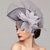 abordables Fascinators-Fascinateurs Polyester Plume Artificielle Voile Chapeau Formelle Élégante Avec Accessoire en Plume Tête Chapeaux Fascinateurs Jour de Course Robe