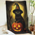 cheap Blankets &amp; Throws-Halloween Decoration Cat Throw Blanket - Soft and Cozy Fleece with Spooky Cat Design - Perfect for Halloween Decor or Snuggling Up - Durable and High-Quality Fabric