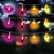 abordables luces de halloween-Cadena de luces de Halloween con forma de calabaza fantasma iluminada, 3 m, 20 ledes, funciona con pilas, para festivales, fiestas, jardines, decoración del hogar, balcones, casas embrujadas, bares,