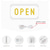 abordables Lampes néon led-enseigne au néon ouverte led entreprise néon enseigne ouverte applique murale art déco roman nuit néon lampes alimentées par fil usb pour bars, magasins, café, hôtel, décorations extérieures