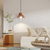 cheap Island Lights-LED Pendant Light 3-Color Light Source 15cm 1-Light Glass Mid Century Round Hanging Lamp Vintage Industrial Lighting for Kitchen Island Dining Room Restaurant Bar 110-240V