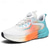 cheap Men&#039;s Sneakers-Adjustable Men&#039;s Running Shoes - Breathable Mesh Sneakers with Modern Dial Lace System, Vibrant Gradient Design for Active Lifestyles