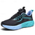 cheap Men&#039;s Sneakers-Adjustable Men&#039;s Running Shoes - Breathable Mesh Sneakers with Modern Dial Lace System, Vibrant Gradient Design for Active Lifestyles