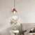 cheap Island Lights-LED Pendant Light 3-Color Light Source 15cm 1-Light Glass Mid Century Round Hanging Lamp Vintage Industrial Lighting for Kitchen Island Dining Room Restaurant Bar 110-240V