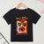 economico Animali 3D per Ragazzo-100% cotone Bambino Da ragazzo Nero Animali Gallo maglietta Top Girocollo Manica corta Informale Da tutti i giorni Da mare Di tendenza Sport Stampa Estate