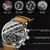 cheap Quartz Watches-BINBOND Men Quartz Watch Fashion Business Wristwatch Luminous Alarm Clock Calendar Waterproof Steel Leather Watch