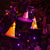 cheap Indoor &amp; Party Lighting-8PCS Halloween Witch Hat Lights, 40 LED Light Up Hanging String Lights with Remote Control, Battery Powered Outdoor Halloween Decorations for Tree, Garden, Yard, Balcony and Party Decor