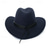 cheap Party Hats-Fashion Cowboy Hat For Men Women Vintage Western Wide Brim Cowgirl Jazz Cap Unisex Outdoor Beach Travel Sun Hats