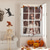 preiswerte Wandteppiche-Halloween-Fensterverkleidung, Stoffvorhang mit blutiger Hand, gruseliger Halloween-Vorhang, Horrorfilm-Poster, Fenster-/Türverkleidung, Deko für Spukhaus, gruselige Halloween-Fensteraufkleber für