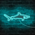 cheap Neon LED Lights-1pc Blue Shark LED Neon Light Sign, USB Powered Neon Sign Light for Home Bedroom Aquarium Zoo Bar Club Pub Party Wall Art Decoration Hanging Light