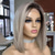 cheap Human Hair Lace Front Wigs-Remy Human Hair 13x4 Lace Front Wig Bob Short Bob Side Part Brazilian Hair Straight Dark Gray Multi-color Wig 130% 150% 180% Density with Baby Hair Natural Hairline 100% Virgin With Bleached Knots