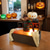 abordables Iluminación de Props de Halloween-halloween horror resina lámpara decorativa obra de arte decoración de escritorio halloween decorativo venganza joker mujer fantasma iluminador botón decorativo de la batería