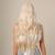 cheap Synthetic Trendy Wigs-Synthetic Wig Curly Wavy Neat Bang With Bangs Machine Made Wig 26 inch Blonde Synthetic Hair Women&#039;s Cute Cosplay Party Blonde