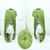 abordables Pelucas para disfraz-Peluca de cosplay de anime: cabello largo y liso de color verde hierba de 23,62 pulgadas, resistente al calor
