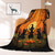 cheap Blankets &amp; Throws-Halloween Decoration Cat Throw Blanket - Soft and Cozy Fleece with Spooky Cat Design - Perfect for Halloween Decor or Snuggling Up - Durable and High-Quality Fabric