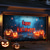 cheap Halloween Garage Door Cover-Halloween Door Decorations Outdoor Halloween Garage Door Cover Jack O Lantern Banner Pumpkin Skeleton Graveyard Outside Large Backdrop Decoration for Holiday Outdoor Garage Door Home Wall Decorations