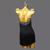 abordables robe de compétition-Danse latine Robe Cristal / strass Gland Fantaisie Femme Utilisation Entraînement Sans Manches Spandex