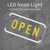 abordables Lampes néon led-enseigne au néon ouverte led entreprise néon enseigne ouverte applique murale art déco roman nuit néon lampes alimentées par fil usb pour bars, magasins, café, hôtel, décorations extérieures