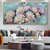 cheap Floral/Botanical Paintings-Mintura Handmade Flower Oil Paintings On Canvas Wall Art Decoration Modern Abstract Picture For Home Decor Rolled Frameless Unstretched Painting