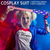 cheap Couple &amp; Group Costumes-Harley Quinn Costumes 13 PCS Set Joker 2 Suicide Squad Clown Cosplay Costume Outfits with Wigs Accessries Embroidered Women's Girls' Movie Cosplay Halloween Carnival Performance Party