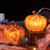 halpa Koristevalot-halloween koristeet jack o lyhty kurpitsat lyhty led kynttilän valo paristokäyttöinen halloween syttyy kurpitsat puku rekvisiitta työpöydän koristeet 1kpl
