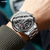cheap Quartz Watches-BINBOND Men Quartz Watch Fashion Business Wristwatch Luminous Alarm Clock Calendar Waterproof Steel Leather Watch