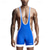 cheap Men&#039;s Tracksuits-Men&#039;s Wrestling Suit Body Shaping Jumpsuit Shapewear Breathable Quick Dry High Stretch Summer Spring Polyester Outdoor Walking Jogging Black White Royal Blue