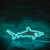 cheap Neon LED Lights-1pc Blue Shark LED Neon Light Sign, USB Powered Neon Sign Light for Home Bedroom Aquarium Zoo Bar Club Pub Party Wall Art Decoration Hanging Light